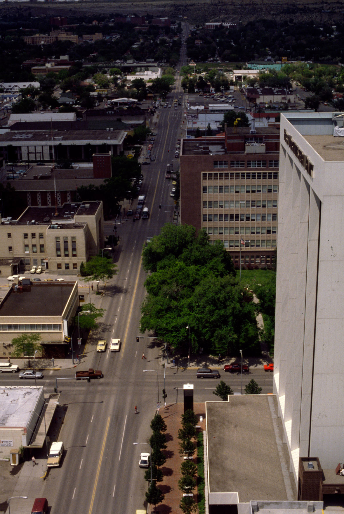 North 27th Street from Sheraton Hotel, June 1980